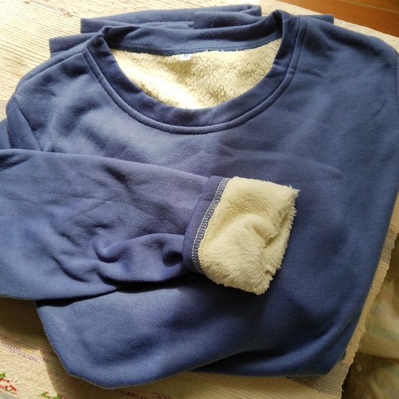Blue Fleece Sweatshirt - Picture 3 of 8